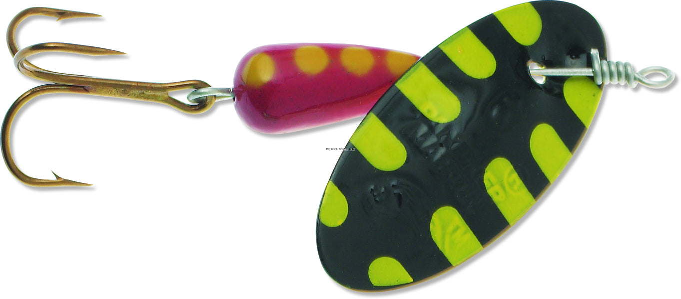 Panther Martin 2PMRSAL-B Classic Patterns In-Line Spinner, #2, 1/16 oz, Salamander Black