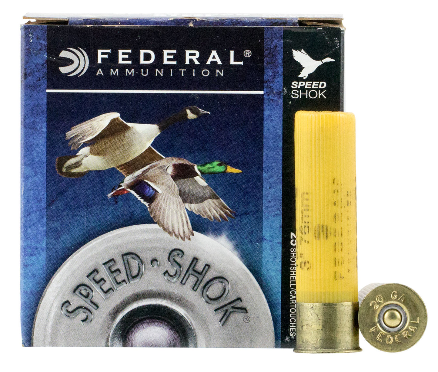 Federal WF2091 Speed-Shok Waterfowl 20 Gauge 3" 7/8 oz 1 Shot 25 Per Box/ 10 Cs