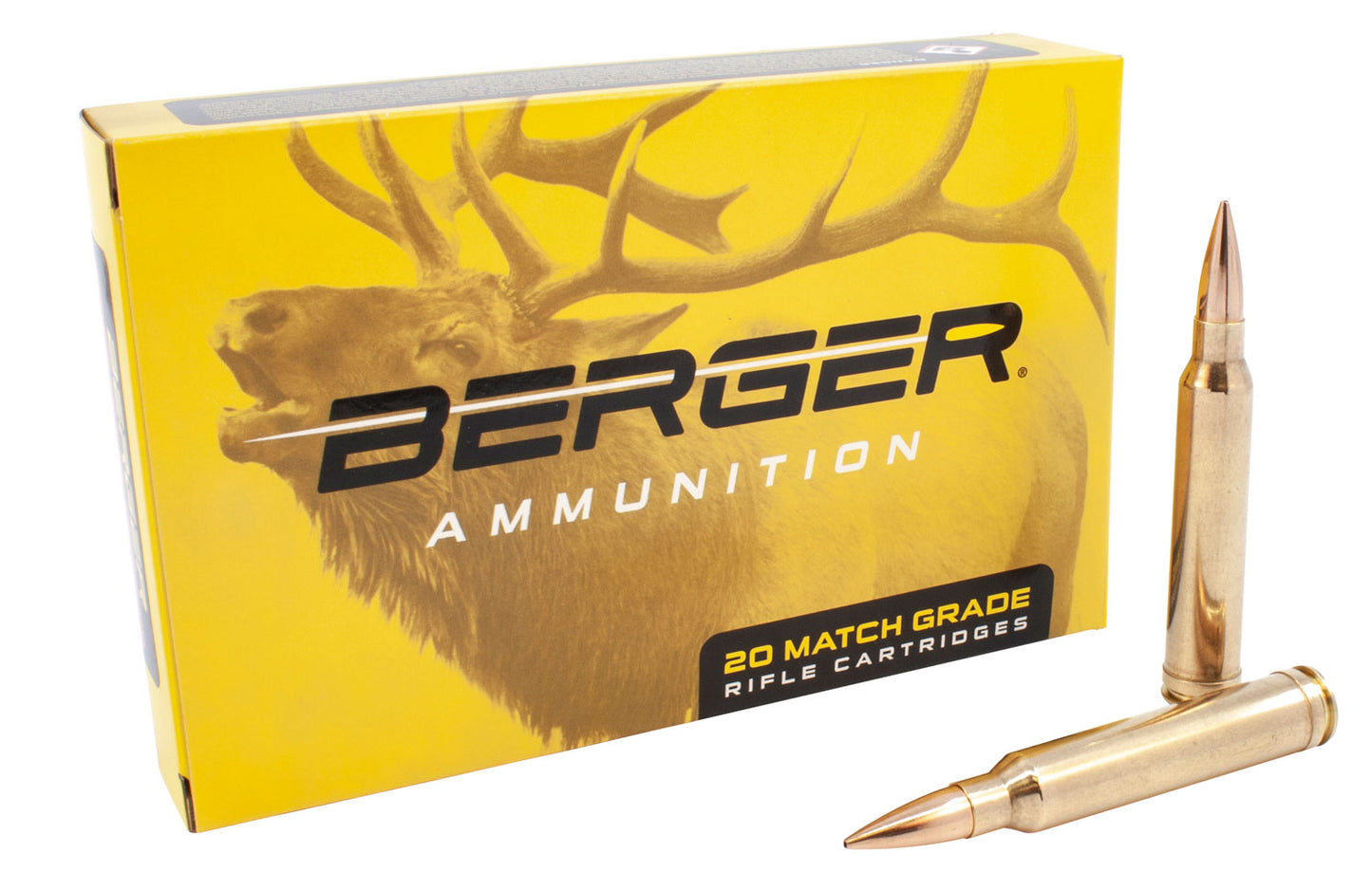 Berger Bullets 70010 Classic Hunter Subsonic 300 Win Mag 168 gr Hybrid Boat-Tail (HBT) 20 Per Box/ 10 Cs