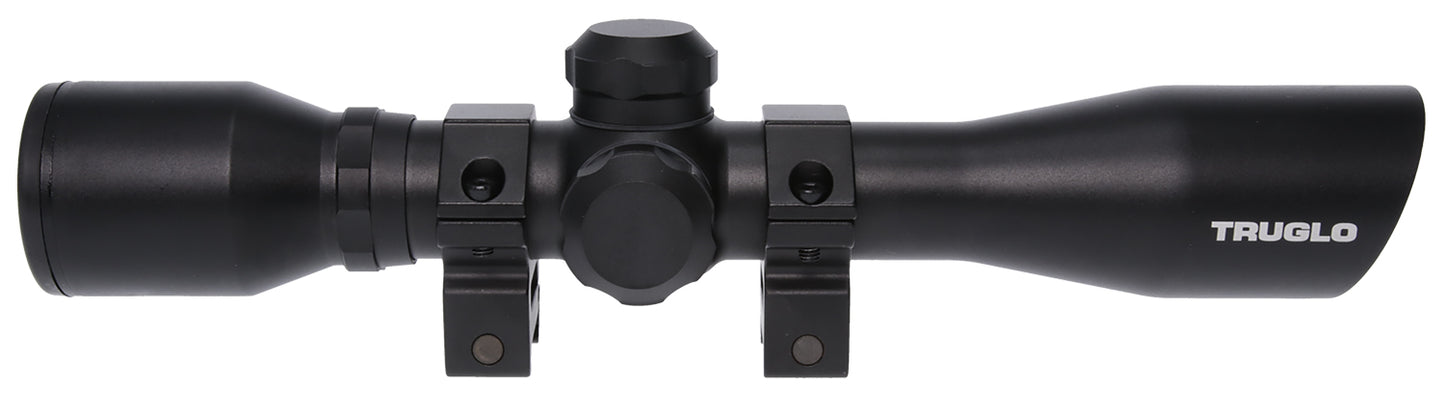 TruGlo TGTG8504B3 Crossbow Scope Compact Matte Black Anodized BDC/Rangefinder 4x32mm