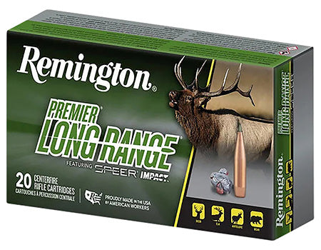 Remington Ammunition R21346 Premier Long Range 300 Win Mag 190 gr Speer Impact 20 Per Box/ 10 Cs