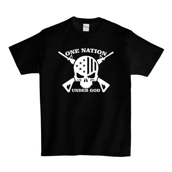 One Nation Under God Punisher T-Shirt - Black