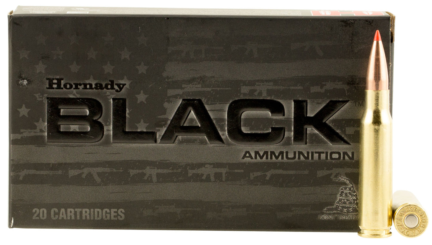 Hornady 80971 Black Target 308 Win 168 gr Hornady A-Max (AMX) 20 Per Box/ 10 Cs
