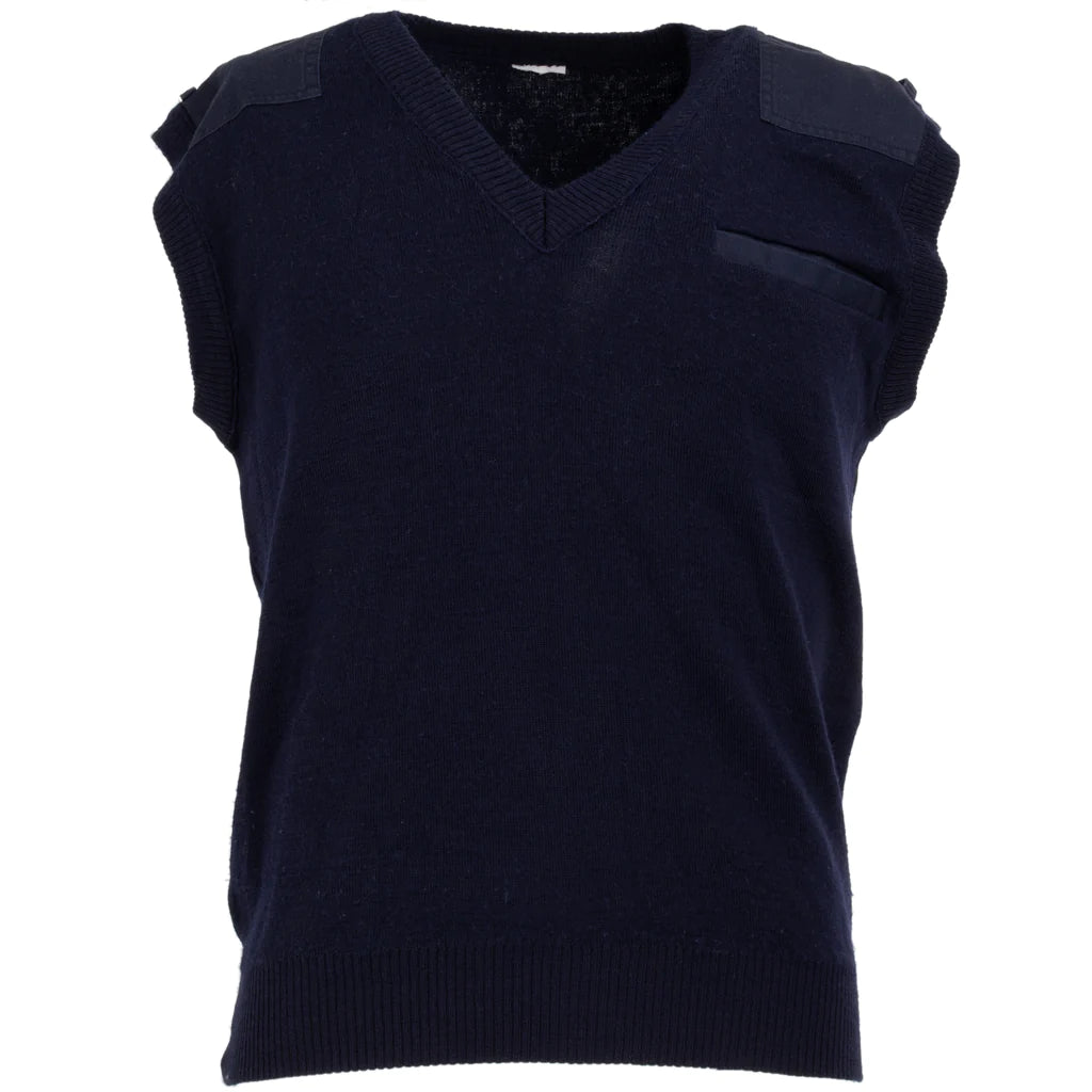 Dutch V-Neck Sweater Vest | Navy Blue