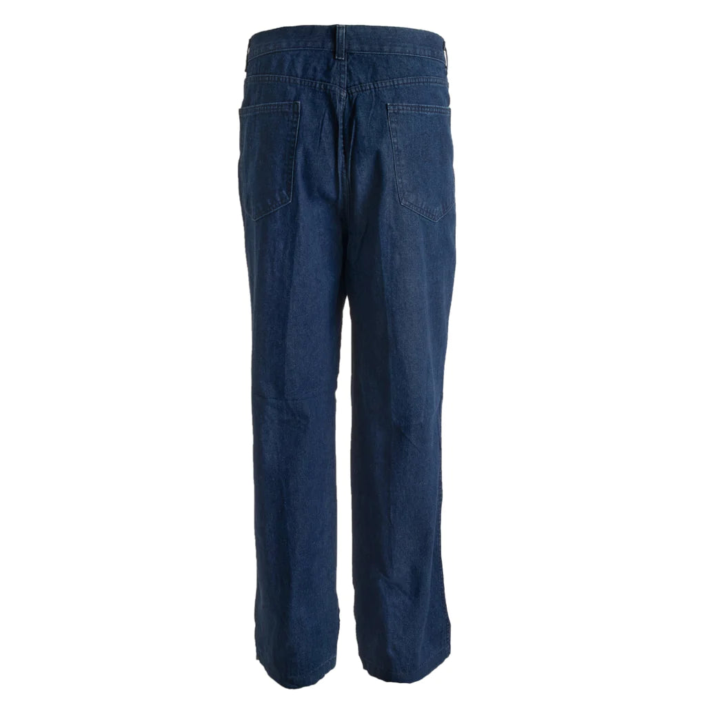 Italian Navy Blue Jeans