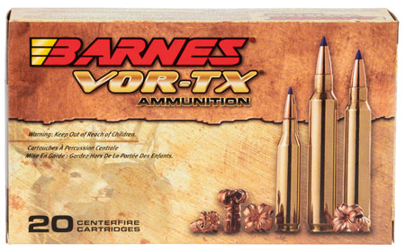 Barnes Bullets 21538 VOR-TX Centerfire Rifle 300 Win Mag 180 gr Tipped TSX Boat-Tail 20 Per Box/ 10 Cs
