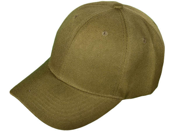 Acrylic Velcro Cap - Olive Green