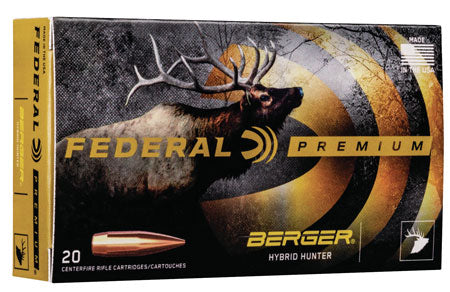 Federal P270BCH1 Premium 270 Win 140 gr Berger Hybrid Hunter 20 Per Box