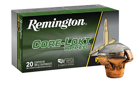 Remington Ammunition 29037 Core-Lokt Tipped 30-06 Springfield 180 gr 20 Per Box