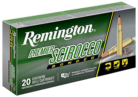 Remington Ammunition 29322 Premier Scirocco Bonded 270 Win 130 gr Swift Scirocco Bonded (SSB) 20 Per Box
