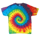 RAINBOW SWIRL TYE DYE T-SHIRT
