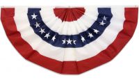 USA Embroidered Bunting Flag 4x2ft
