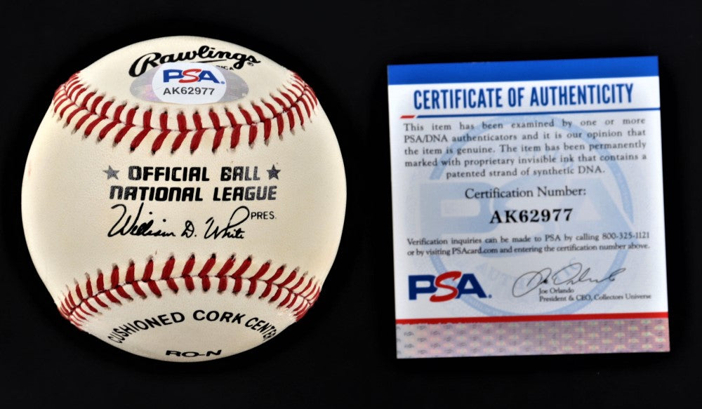 Al Oliver Signed ONL Baseball (PSA)