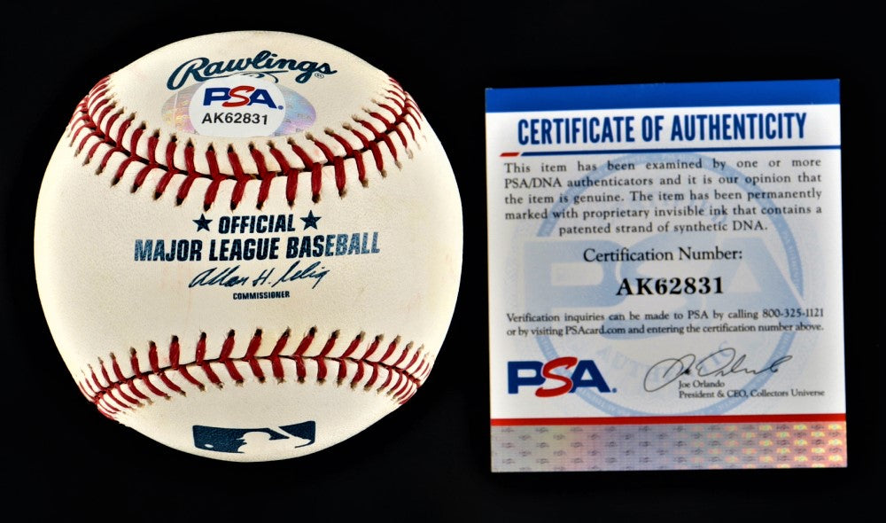 Willie Wilson Signed OML Baseball (PSA)