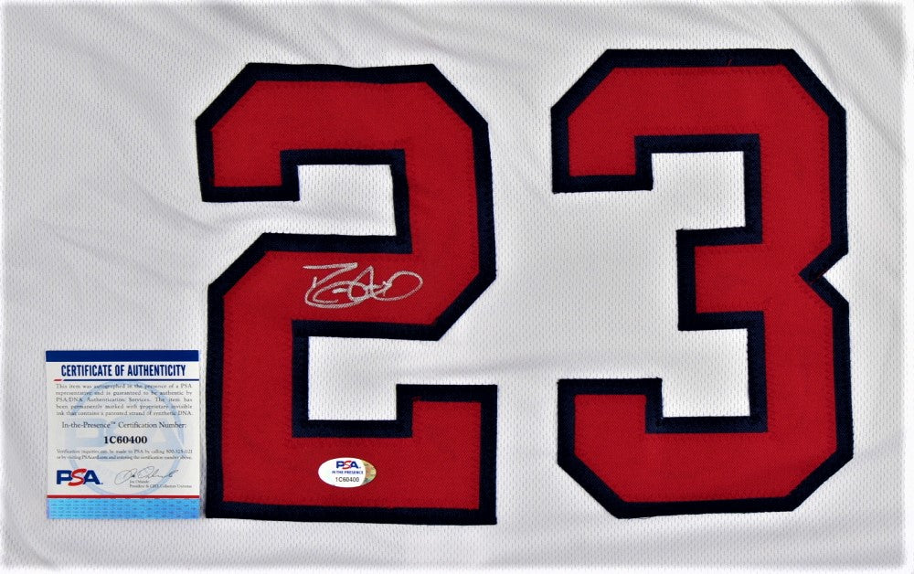 David Justice Signed Jersey (PSA)