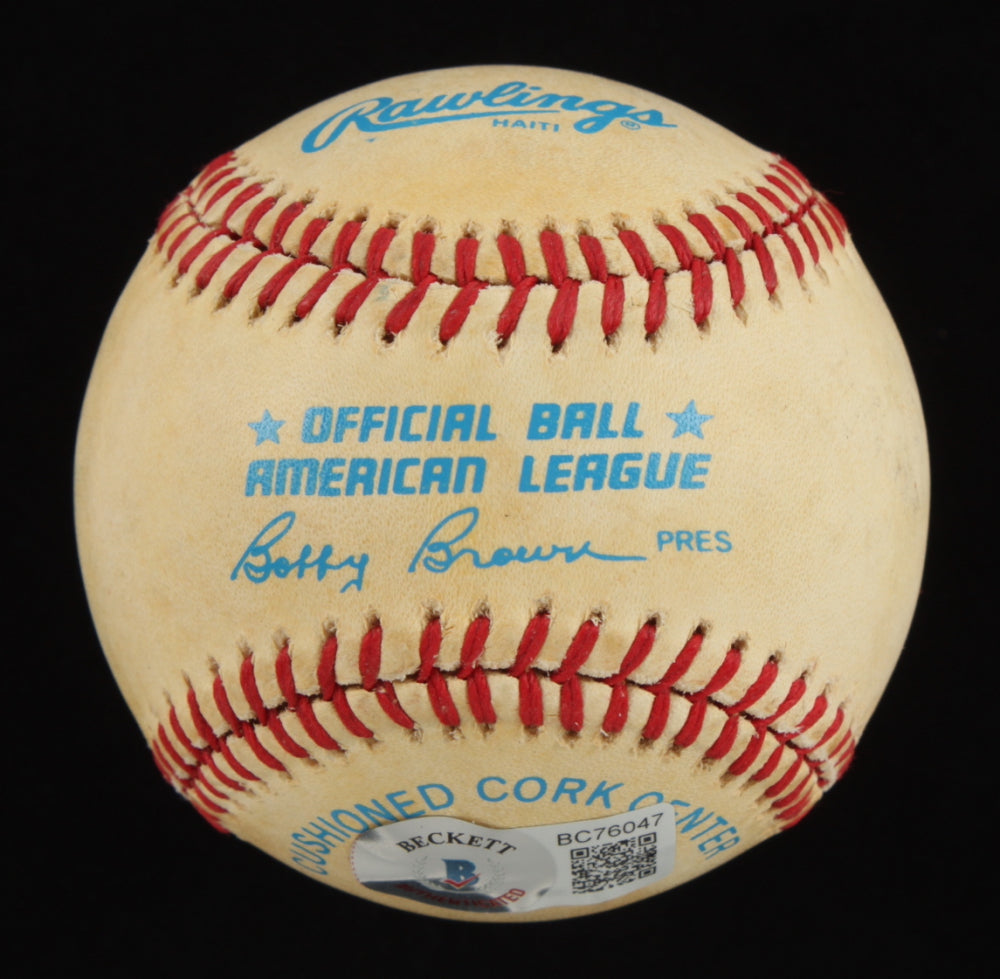 Earl Weaver Signed OAL Baseball (Beckett)
