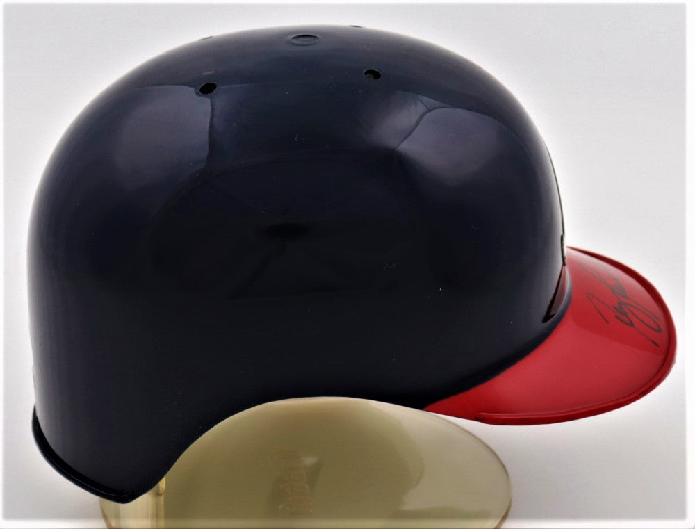 Terry Pendleton Signed Braves Mini Batting Helmet (JSA)
