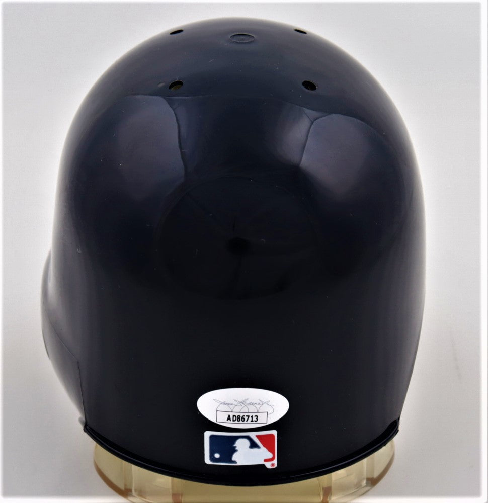 Terry Pendleton Signed Braves Mini Batting Helmet (JSA)