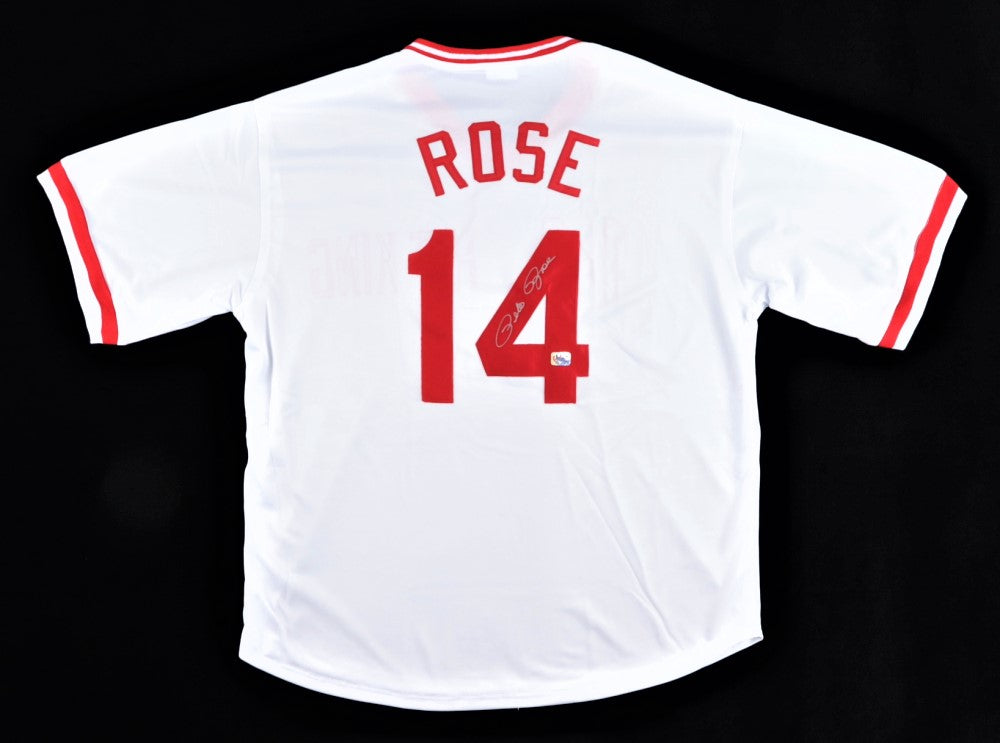 Pete Rose Signed Jersey - Cincinnati Reds