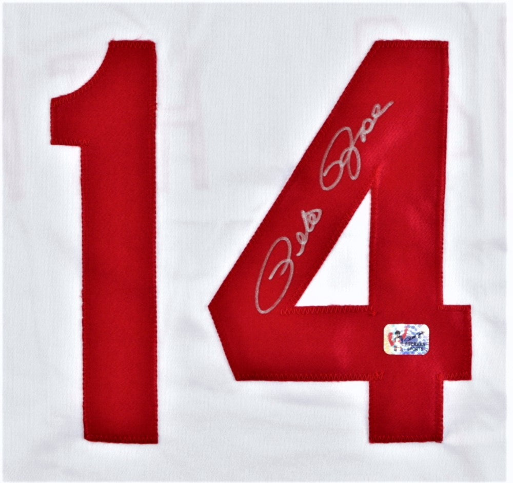 Pete Rose Signed Jersey - Cincinnati Reds