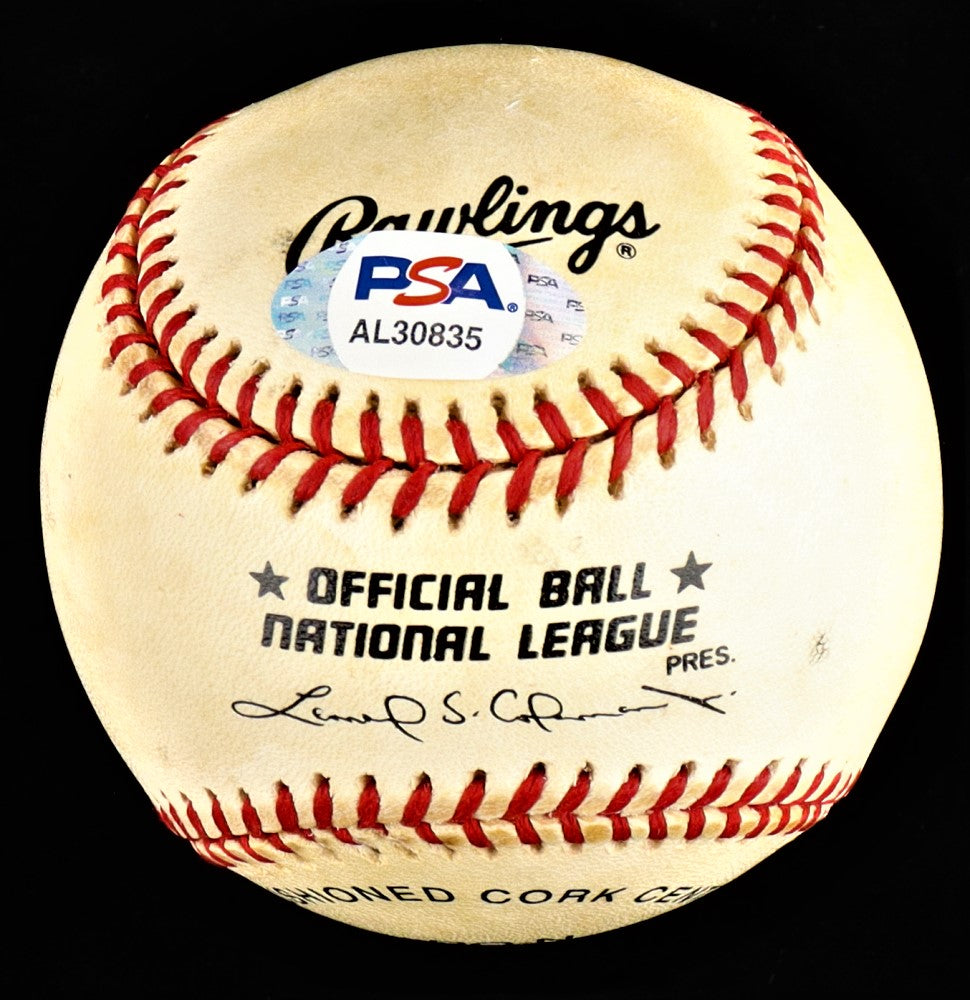 Alvin Dark Signed ONL Baseball (PSA)