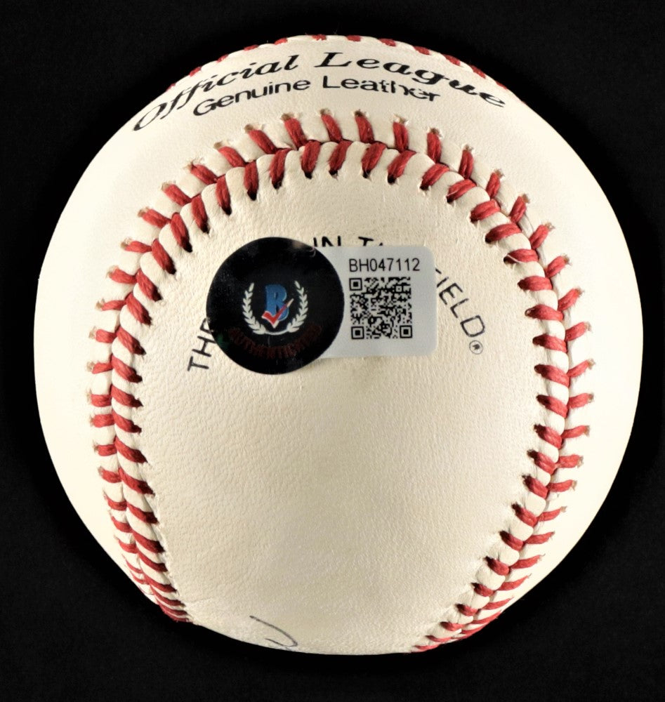 Hank Bauer Signed OL Baseball (Beckett)