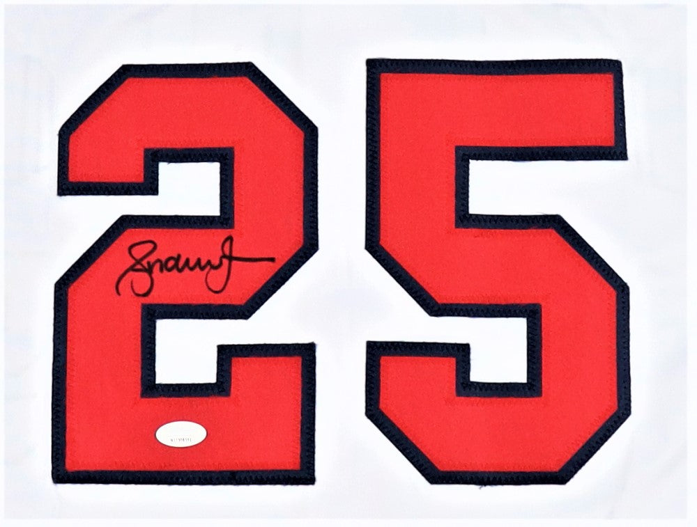 Andruw Jones Signed Jersey (JSA)