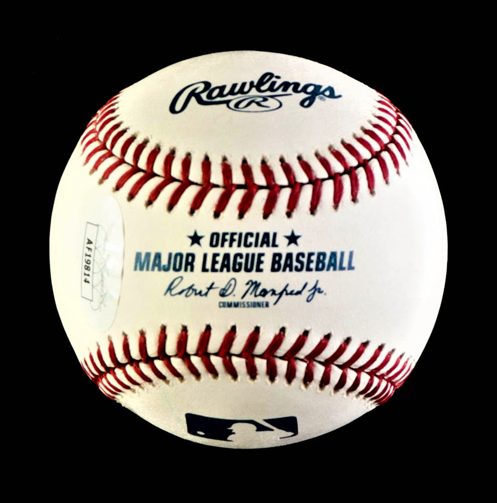 Kerry Wood Signed ONL Baseball Inscribed "20k 5-6-98" & "ROY 98" (JSA)