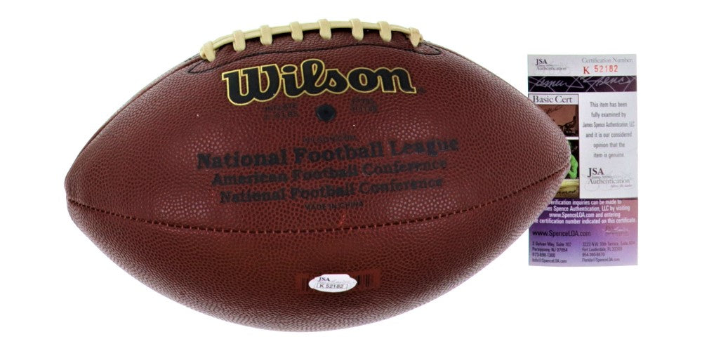 Sam Huff Signed NFL Football Inscribed "HOF 1982" (JSA)