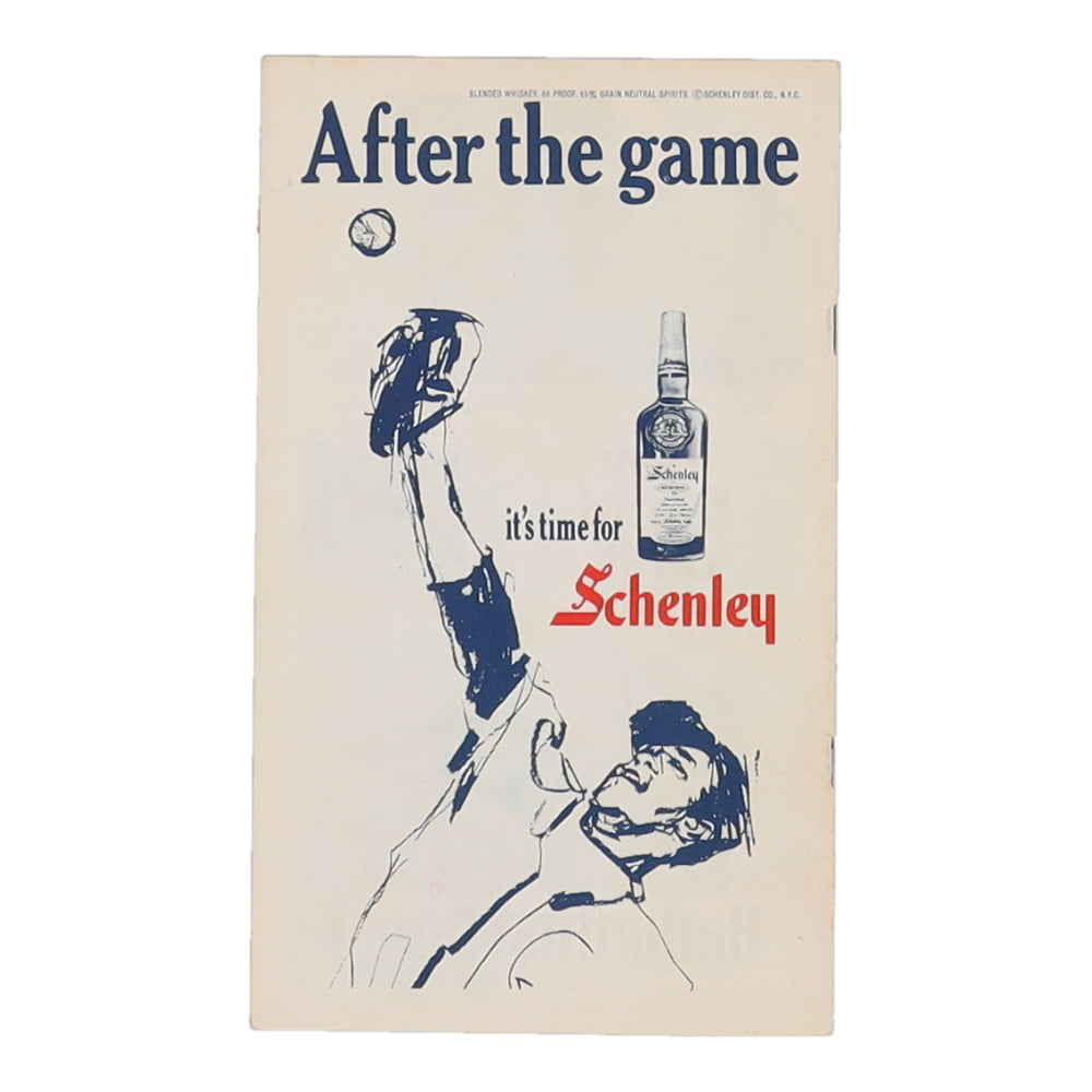 1966 Boston Red Sox Official Program & Scorecard