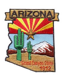 ARIZONA (STATE MAP) (3-1/4")