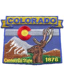 COLORADO (STATE MAP) (3-7/16")