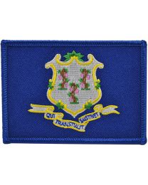 CONNECTICUT (FLAG) (3-1/2"x2-1/2")