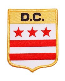DIST.OF COLUMBIA (SHIELD) (3-1/2"x2-7/8")
