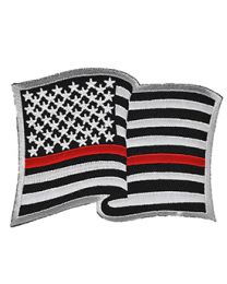 FIRE, RED LINE, WAVY (3-1/2")