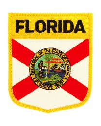FLORIDA (SHIELD) (3-1/2"x2-7/8")