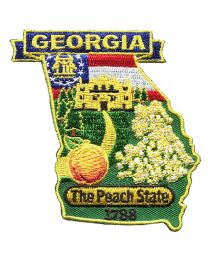 GEORGIA (STATE MAP) (3-3/8")