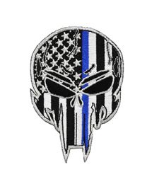 POLICE, BLUE LINE, SNIPER (3-5/8")