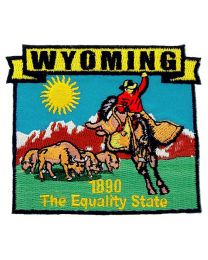 WYOMING (STATE MAP) (3")