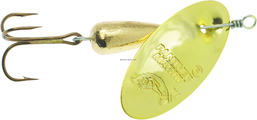 Panther Martin 2PMAG Classic Patterns In-Line Spinner, #2, 1/16 oz, All Gold