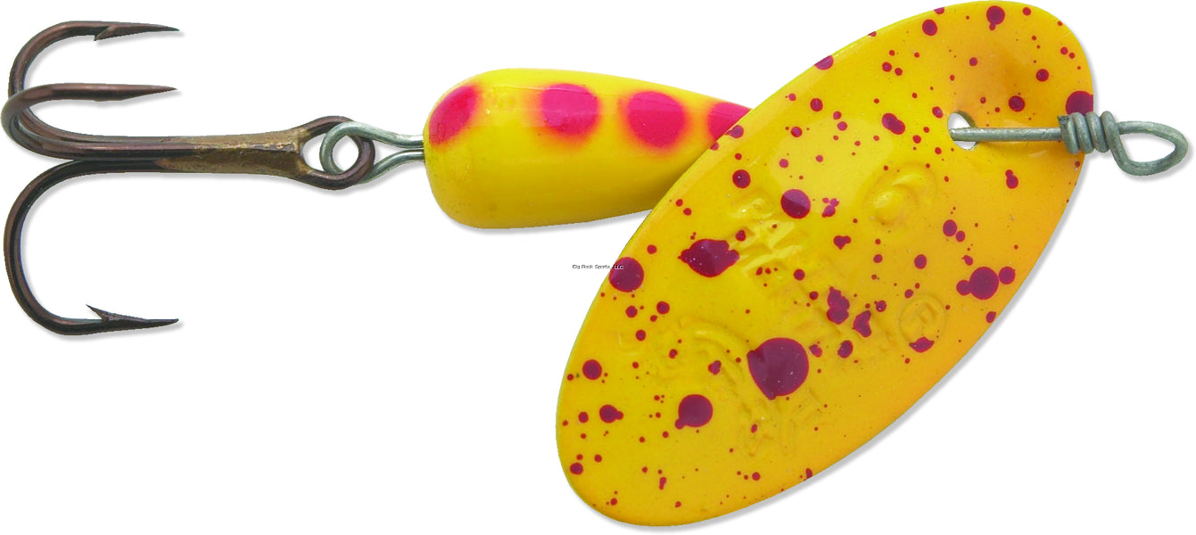 Panther Martin 2PMYSK Classic Patterns In-Line Spinner, #2, 1/16 oz, Yellow Speckled