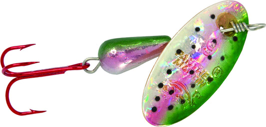 Panther Martin 1PMHRH-RTH Holographic Red Hook In-Line Spinner, #1, 1/32 oz, Rainbow Trout