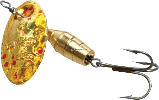 Panther Martin 1PMHD-GRSK Holographic Deluxe In-Line Spinner, #1, 1/32 oz, Holographic Gold & Red Speckled