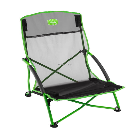 Alpine Mountain Gear AMG-EVT/GRN Event Chair, Green, W/Foam Padded Arms & Carry Bag