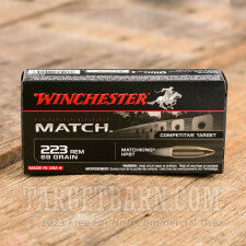 223 Rem 69 Grain Matchking Hollow Point BT Winchester - 20