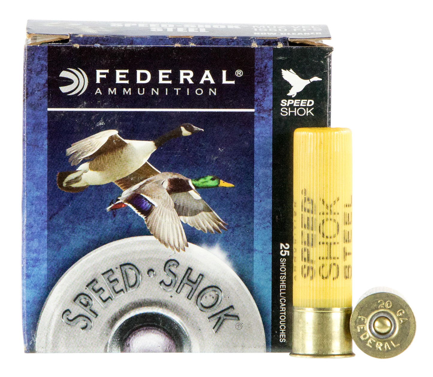 Federal WF2092 Speed-Shok Waterfowl 20 Gauge 3" 7/8 oz 2 Shot 25 Per Box/ 10 Cs