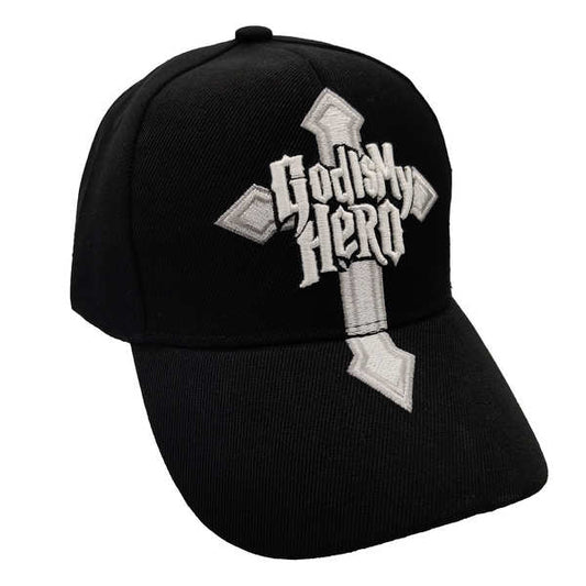 God is My Hero Cap - Black