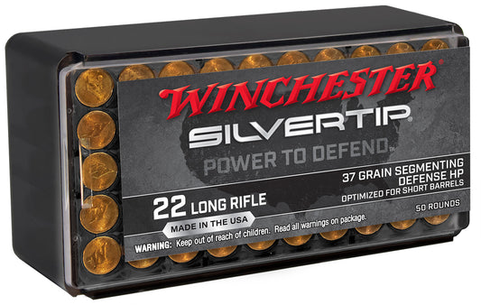 Winchester Ammo W22LRST Wildcat 22 LR 37 gr Silvertip Hollow Point 50 Bx/40 Cs