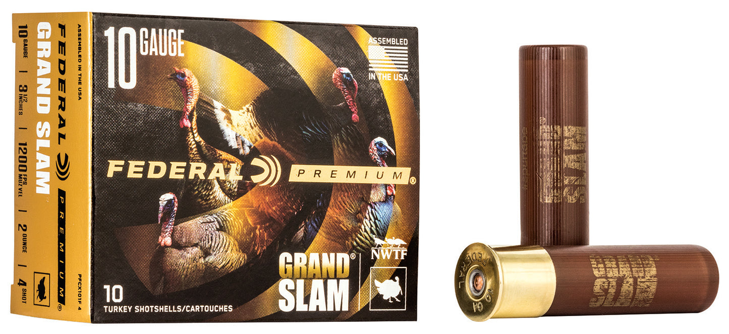 Federal PFCX101F4 Premium Grand Slam 10 3.50" 2 oz 4 Shot 10 Per Box/ 25 Cs