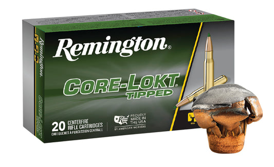 Remington Ammunition 29044 Core-Lokt Tipped 308 Win 165 gr 20 Per Box/ 10 Cs